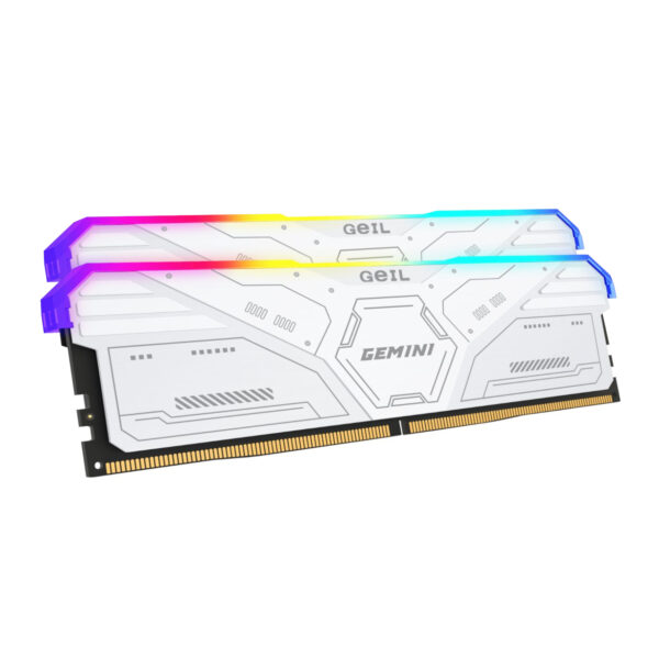 GAMSW532GB6000C36CDC GeIL-Gemini-RGB-32GB-DDR5-6000MHz-Desktop-Gaming-Memory-Kit-2-x-16GB-–-White wr 03 GeIL Gemini RGB 32GB DDR5 6000MHz Desktop Gaming Memory Kit (2 x 16GB) – White