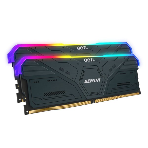 Geil Gemini RGB 64GB KIT(2X32GB) 6000MHz DDR5 Desktop Gaming Memory - White
