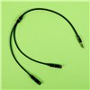 Gizzu 3-Pole Audio Splitter Cable - Black