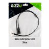 Gizzu 3-Pole Audio Splitter Cable - Black