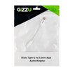 GAPC35 wr 05a Gizzu USB Type-C to 3.5mm AUX Audio Adapter - White