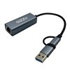 GAPCGB Gizzu-Gizzu-USB-to-Gigabit-1000Mbps-Adapter-Grey wr 03a Gizzu High Speed Type-C/A to Gigabit Adapter Poly