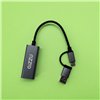 GAPCGB Gizzu-Gizzu-USB-to-Gigabit-1000Mbps-Adapter-Grey wr 04a Gizzu High Speed Type-C/A to Gigabit Adapter Poly