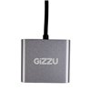 GAPCHHUPD wr 04a Gizzu 4-in-1 Type-C to Dual HDMI Hub