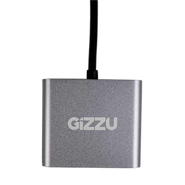 GAPCHHUPD wr 04a Gizzu 4-in-1 Type-C to Dual HDMI Hub
