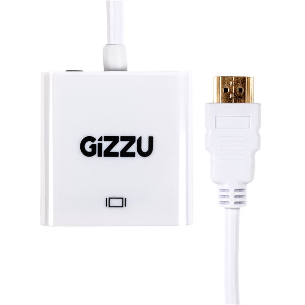 GAPHVA-wr-02 Gizzu 1080P HDMI to VGA Adapter with Audio
