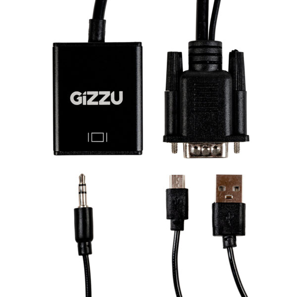 GAPVHA wr 02a Gizzu 1080P VGA to HDMI Adapter with Audio
