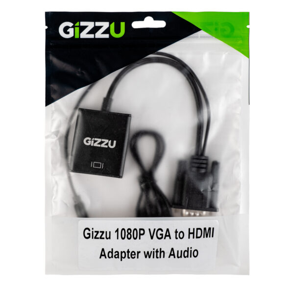 GAPVHA wr 03a Gizzu 1080P VGA to HDMI Adapter with Audio