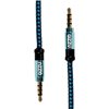 Gizzu 3.5mm AUX Cable 1.5m - Black/Blue