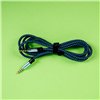 Gizzu 3.5mm AUX Cable 1.5m - Black/Blue
