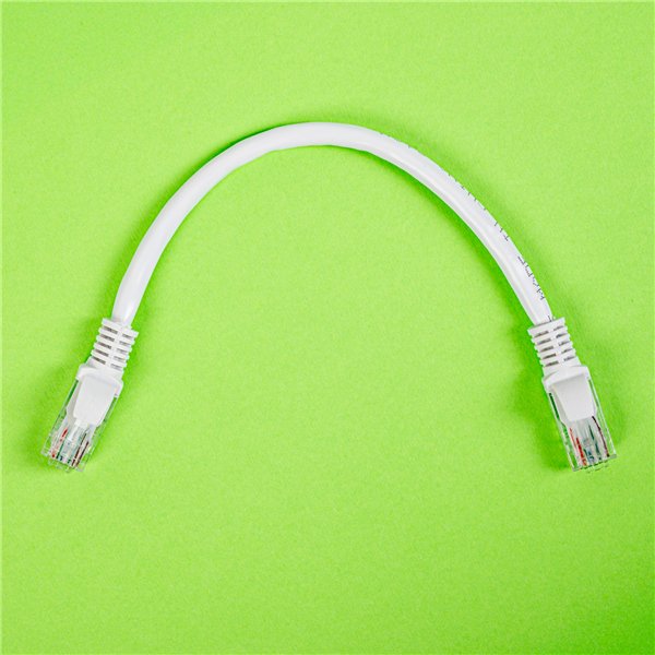 Gizzu Cat6 UTP Fly Lead Ethernet Network Cable 20cm - White