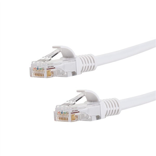 GCPCAT6010-WH wr 01a Gizzu Cat6 UTP Fly Lead Ethernet Network Cable 1m – White