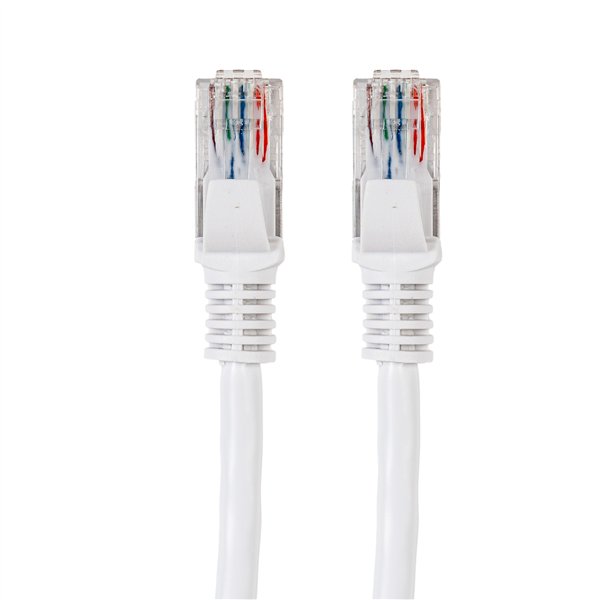 GCPCAT6010-WH wr 02a Gizzu Cat6 UTP Fly Lead Ethernet Network Cable 1m – White