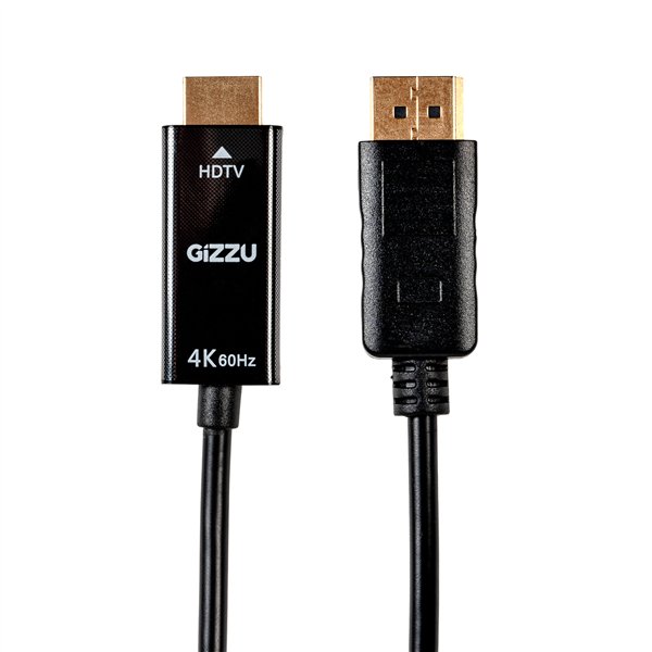 GCPDPH15 wr 02b Gizzu 4K60Hz DisplayPort to HDMI Cable 1.5m