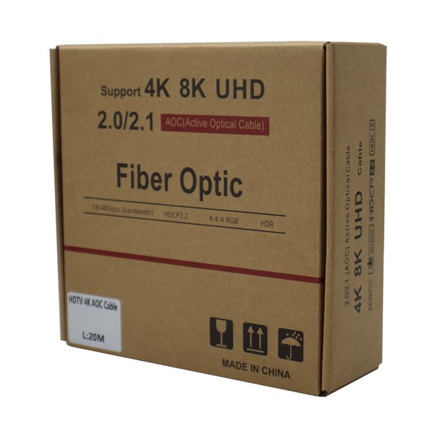 GCPHHA20 wr 02 GIZZU 4K Active fibre Optic HDMI Cable 20m