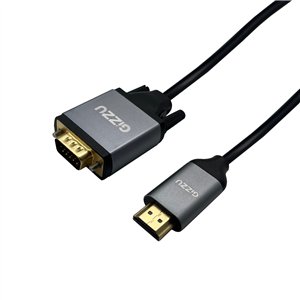 GCPHV18 Gizzu-Full-HD-HDMI-to-VGA-Cable-1.8m-Black wr 01a Gizzu Full HD HDMI to VGA Cable (1.8m) - Black