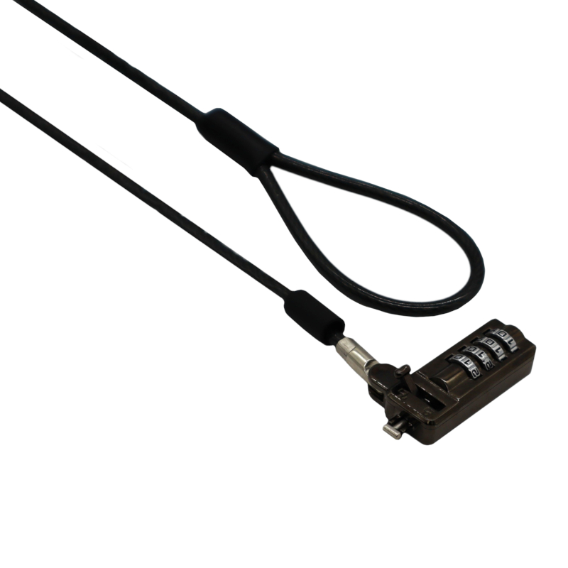 GCSCL2M wr 01a-1 GIZZU 2m Slimline Combination Notebook and Ultrabook Cable Lock