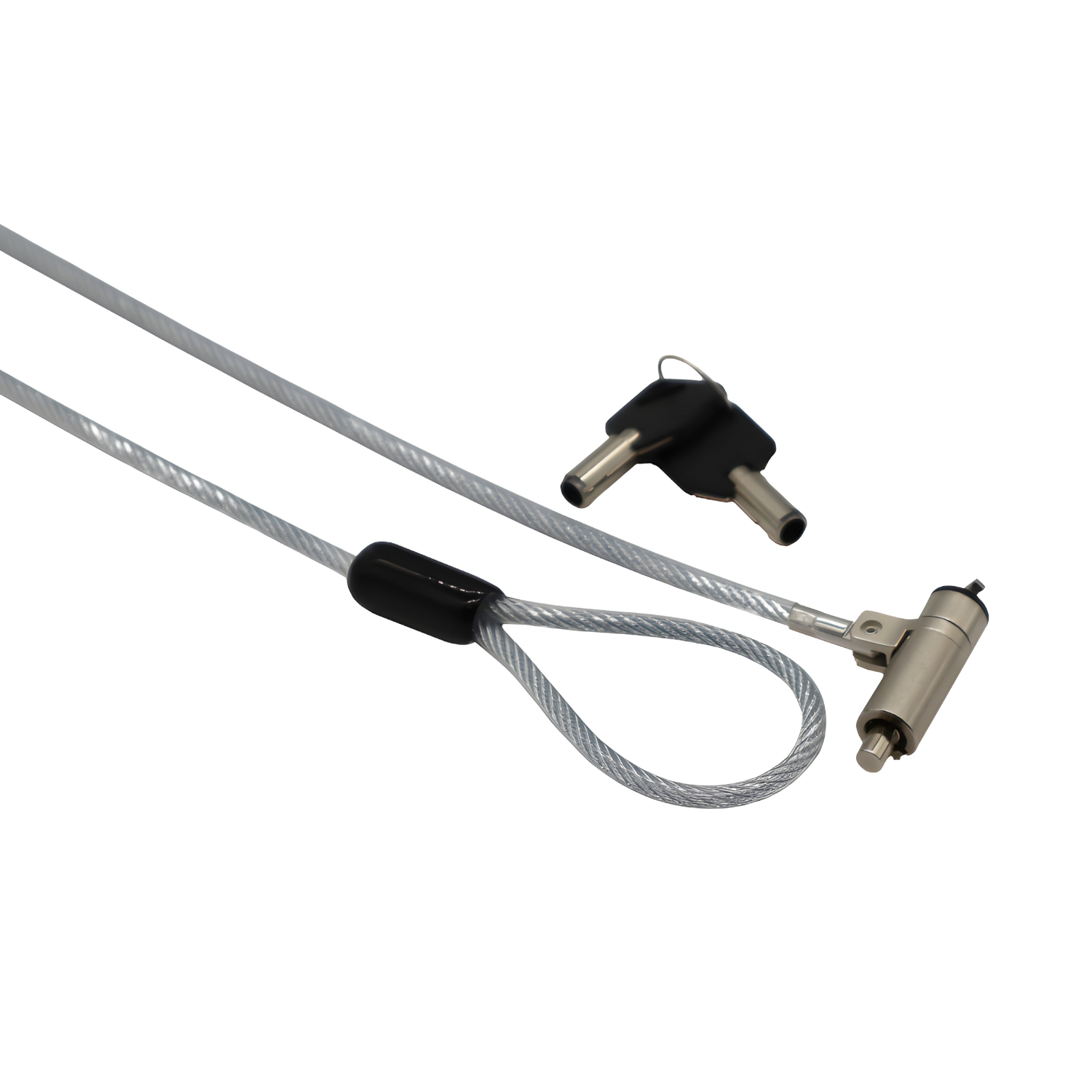 GCWKLMK GIZZU-1.8m-Wedge-Cable-Lock-Silver wr 01a GIZZU 1.8m Wedge Cable Lock