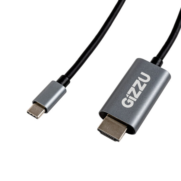 GIZZU-4K60HZ-TYPE-C-TO-HDMI-2M-CABLE-POL wr 02 Gizzu 4K60Hz Type-C to HDMI Cable 2m