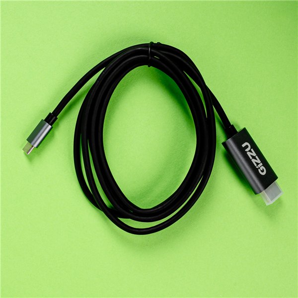 GIZZU-4K60HZ-TYPE-C-TO-HDMI-2M-CABLE-POL wr 04 Gizzu 4K60Hz Type-C to HDMI Cable 2m