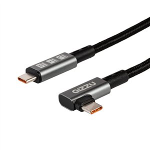 Gizzu 100W 10Gbps Type-C Angled 1m Cable