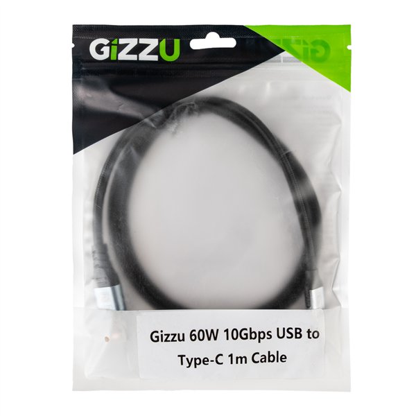GIZZU-GCPU3C06010G-01-60W-10Gbps-USB-to-Type-C-1m-Cable PACKAGING-9171-Edit 1500x1500 GIZZU 60W 10Gbps USB to Type-C 2m Cable