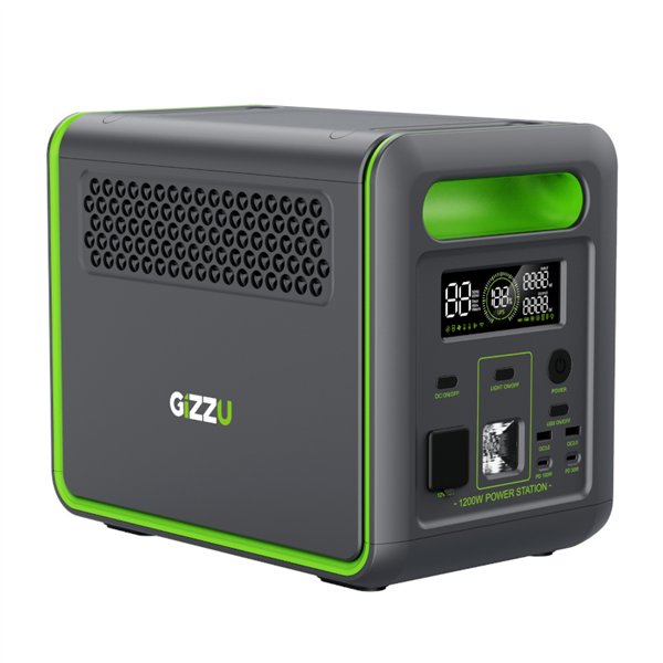 GPS1000U wr 02m GIZZU HERO MAX 1024WH/1000W UPS Power Station