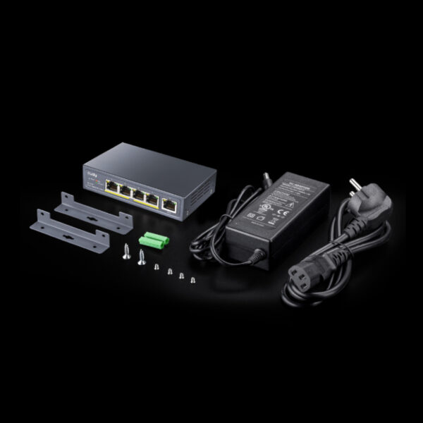 GS1005P wr 05 Cudy 5-Port Gigabit PoE+ Unmanaged Switch
