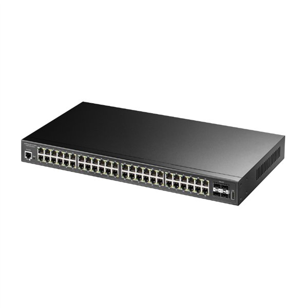 GS2048PS4 wr 02 Cudy 48 Port Layer 2 Managed Gigabit PoE Switch