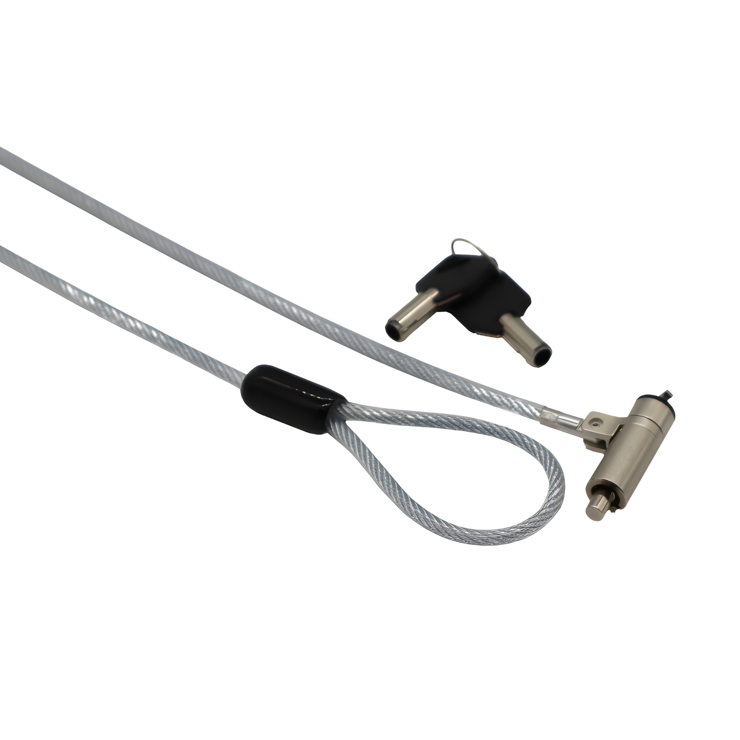 GSCNK Gizzu-Nano-Security-Cable-with-Key-Lock-Silver wr 01a GIZZU 1.8m Nano Key Lock Security Cable with Key