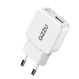 GWCCU30W Gizzu-2-Port-30W-GaN-Wall-Charger-White wr 01a Gizzu 2-Port 30W GaN Wall Charger