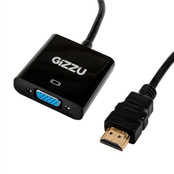 Gizzu GAPHV wr 01a Gizzu 1080P HDMI to VGA Adapter Poly