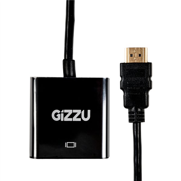 Gizzu GAPHV wr 02a Gizzu 1080P HDMI to VGA Adapter Poly
