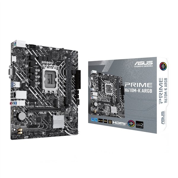 H610M-R-D5-WR-01 Asus PRIME H610M-R DDR5 LGA1700 Micro-ATX Motherboard