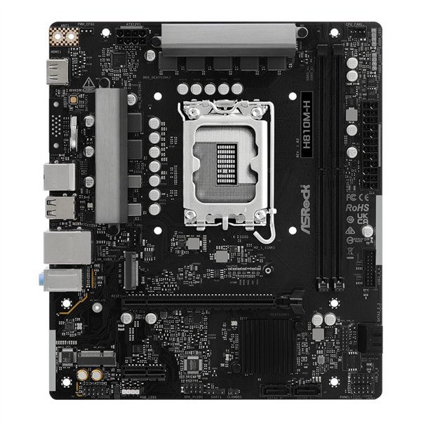 H810M-H ASRock-H810M-H-Intel-LGA1851-Micro-ATX-Motherboard-Black wr 02a ASRock H810M-H Intel LGA1851 Micro ATX Motherboard - Black