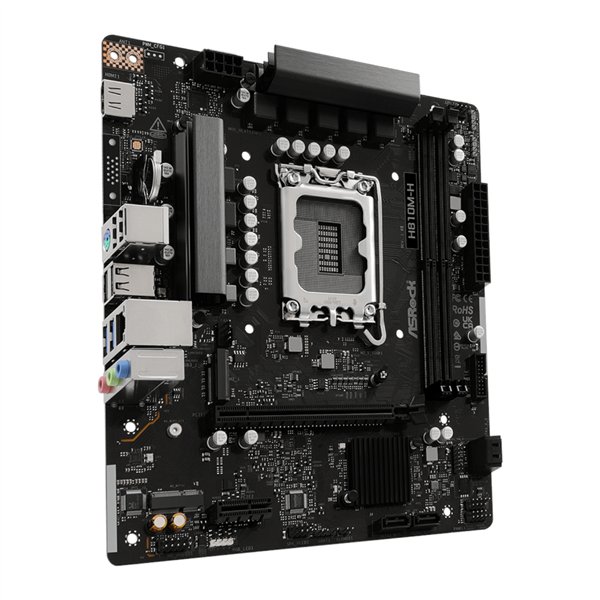 H810M-H ASRock-H810M-H-Intel-LGA1851-Micro-ATX-Motherboard-Black wr 03a ASRock H810M-H Intel LGA1851 Micro ATX Motherboard - Black