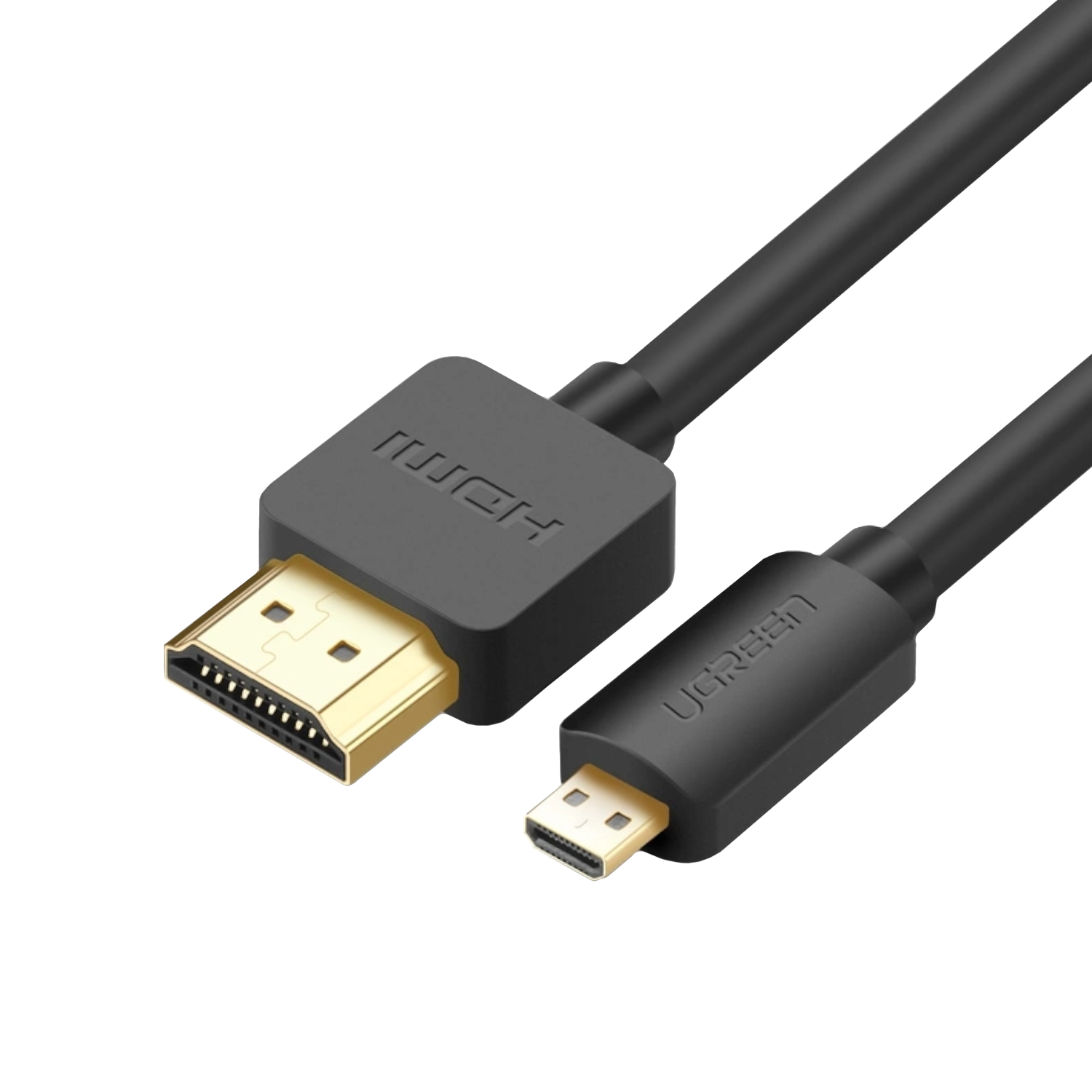 HD127-30102 UGreen-HD127-Micro-HDMI-to-HDMI-2.0-Cable-1.5M-Black wr 01 UGREEN HD127 Micro HDMI to HDMI 2.0 Cable 1.5M - Black