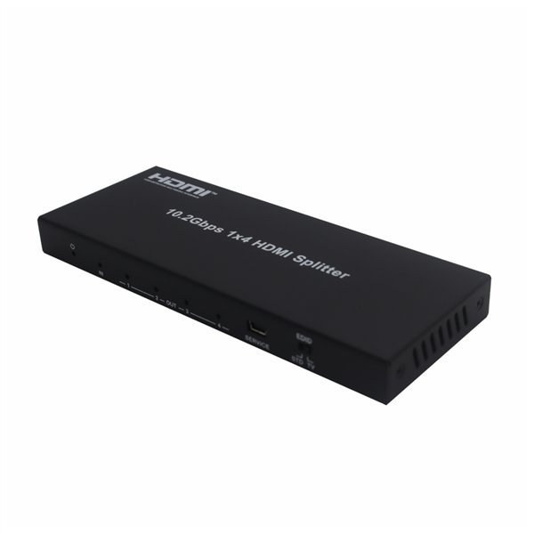 HDC-SP914CN wr 03 HDCVT 1x4 HDMI 1.4 Splitter 4K with EDID Management