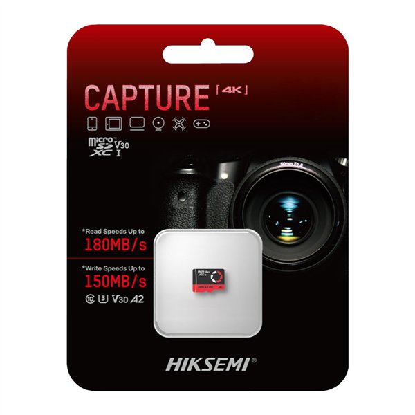 HIKSEMI HS-TF-E3-256G wr 04a Hiksemi Capture V30 256GB MicroSDXC (Without Adapter)