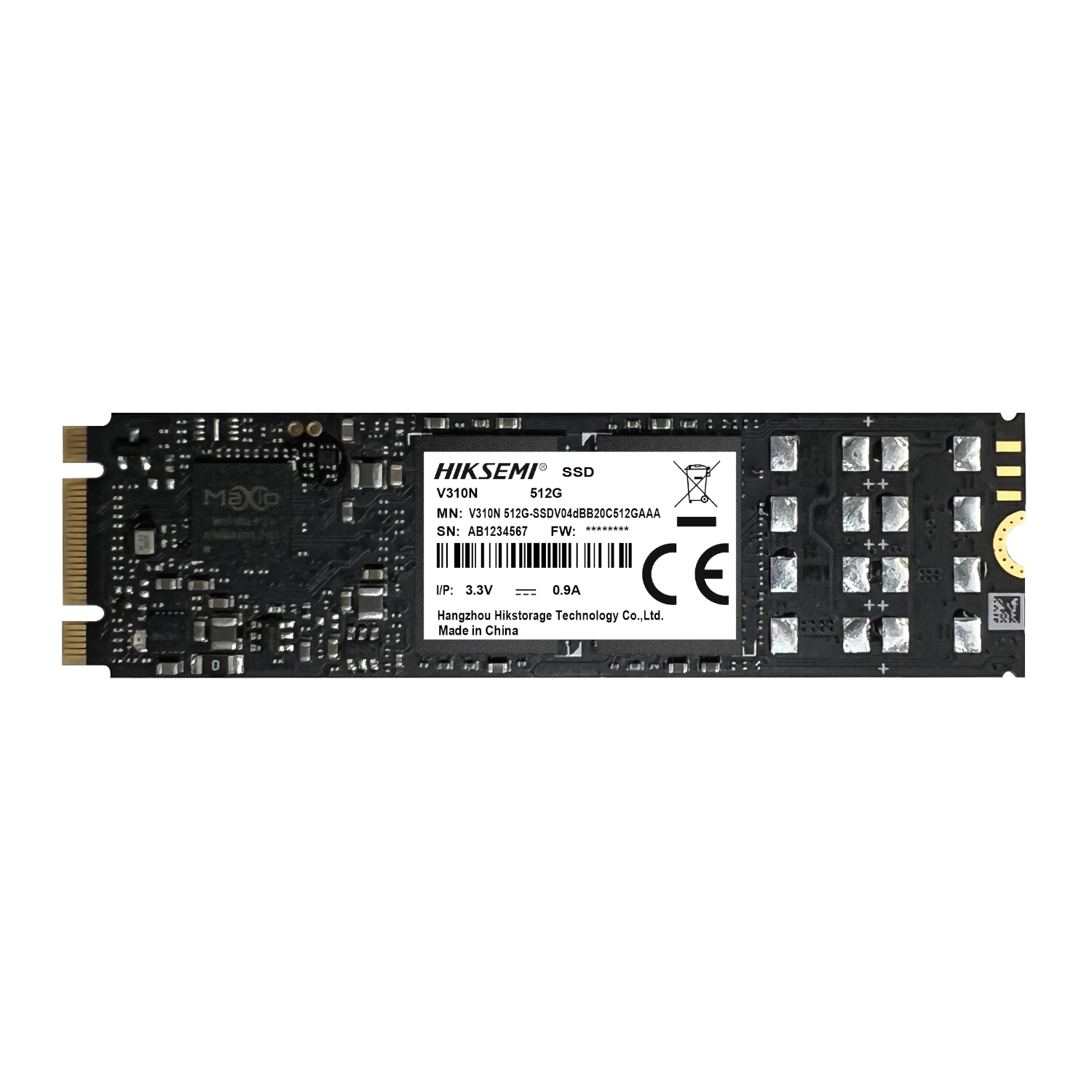 HS-SSD-V310N-512G Hiksemi-V310N-512GB-M.2-SATA-Surveillance-SSD wr 01a Hiksemi V310N 512GB M.2 SATA Surveillance SSD
