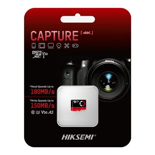 HS-TF-E3-512G-WR-4 HIKSEMI Capture V30 512GB MicroSDXC Card (Without Adapter)