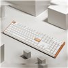 Keychron K10 HE Special Edition Full-size Hot-Swap Gateron Dbl-Rail Nebula Switch RGB Wireless Keyboard - White (Wood + Al)