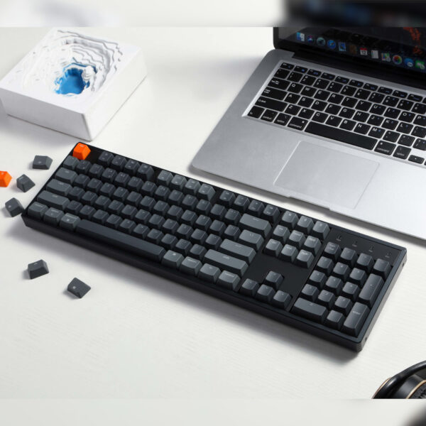 Keychron K10 QMK Full-size RGB Wireless Custom Mechanical Keyboard V.2 (Super RED Switch) – Black