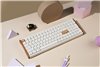 Keychron K4 HE 96% Magnetic Switch Hot-Swap RGB Wireless Keyboard – White (Wood + Aluminium)