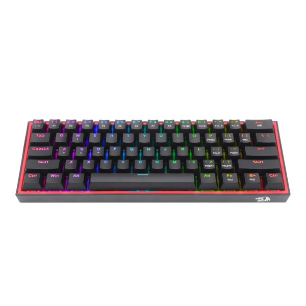 K617-RGB-WR-01 Redragon K617 FIZZ 60% Wired RGB Gaming Keyboard - Black