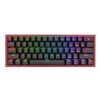 Redragon K616 FIZZ Pro 61-Key RGB Mechanical Gaming Keyboard – Black (60%, RGB, Wireless/Wired, Hot-Swappable)