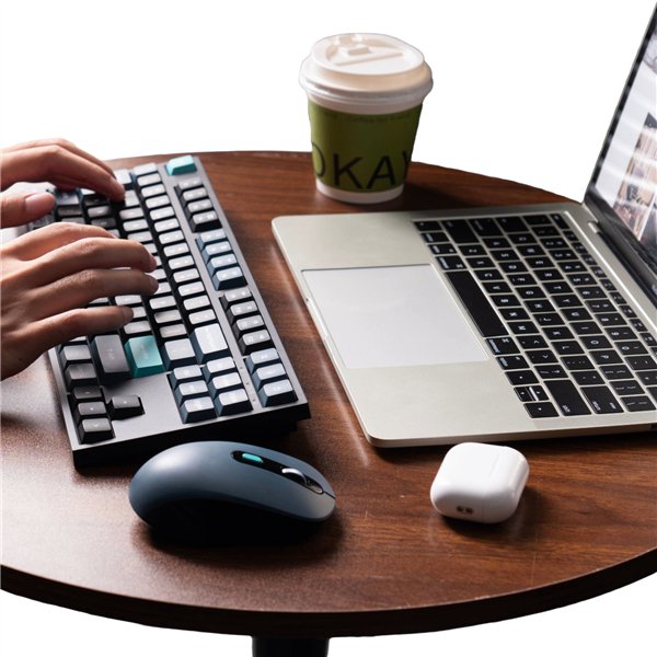 KCBD1 03 Keychron B33 80% TKL Wireless Keyboard and Mouse Combo – Black/Green