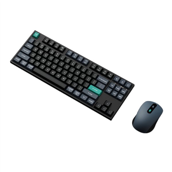 KCBD1 Keychron-B33-Wireless-Kbrd-Mse-Combo-wr 02 Keychron B33 80% TKL Wireless Keyboard and Mouse Combo – Black/Green