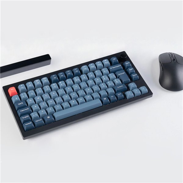 KEYCHRON-V1MAX-75-RED-GATJUP-RGB-WL-KB-wr-04a Keychron V1 Max QMK/VIA Wireless Custom Mechanical Keyboard | RED Switches - Black