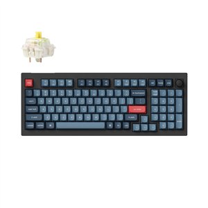 KEYCHRON-V5MAX-BAN-KB-wr-01 Keychron V5 Max Wireless Custom Keyboard - BANANA Switch